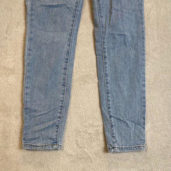 Judy Blue Womans Lincoln Mid‑Rise Pull‑On Skinny Jegging Size 9/29 Light Wash De - Picture 13 of 16